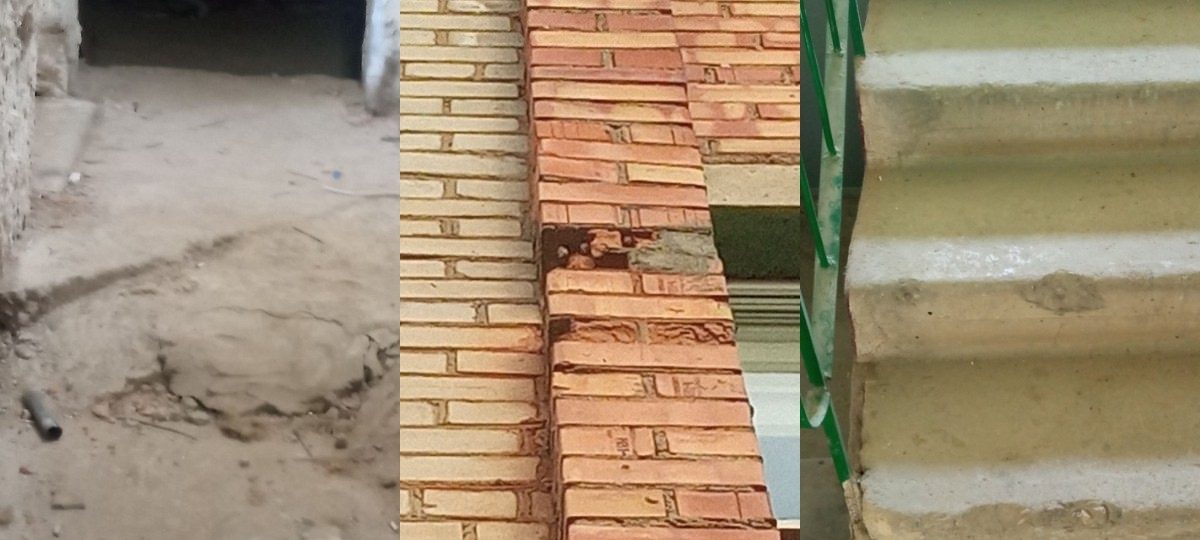Кирпич сыпется сос тены в доме