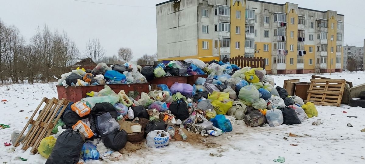 Заслоновка, Орша, мусор