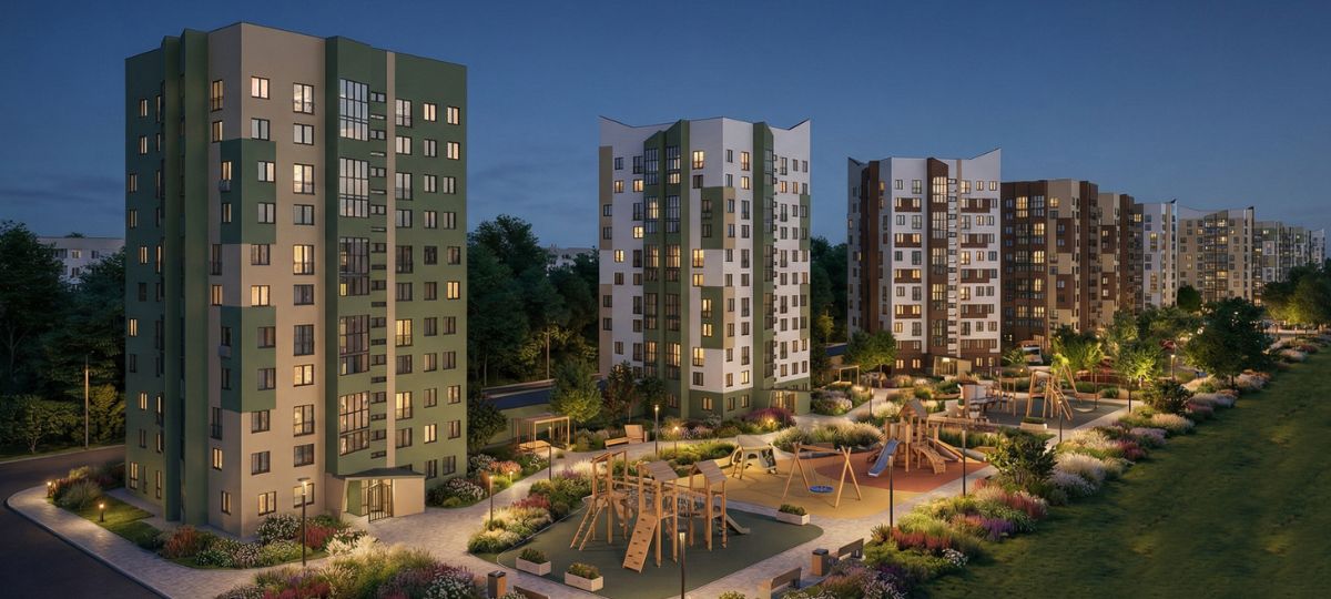 Проект концепции жилой застройки на Востоке в Бресте