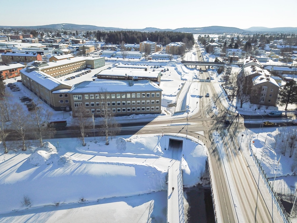 Lärcentrum, центр образования для взрослых в Бодене. Швеция