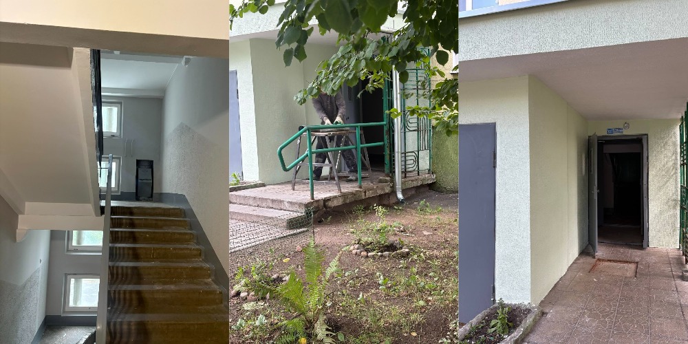 ремонт в подъезде