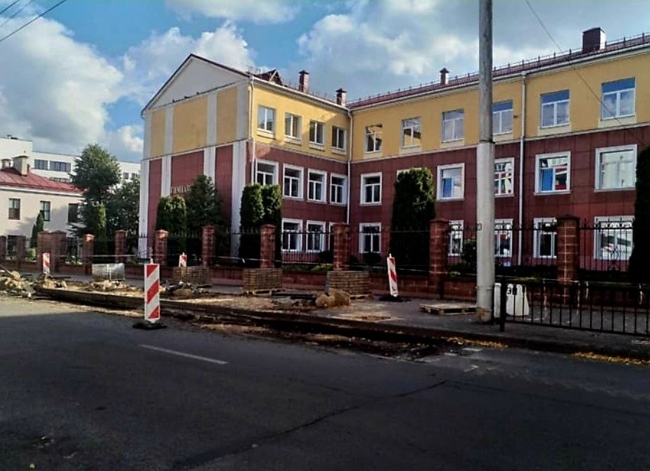 Благоустройство кармана около гимназии №1 в Бресте