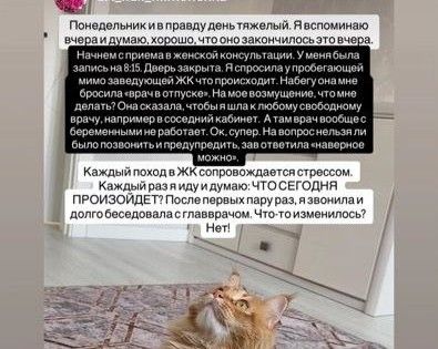 Скриншот истории в Instagram жительницы Смолевичей